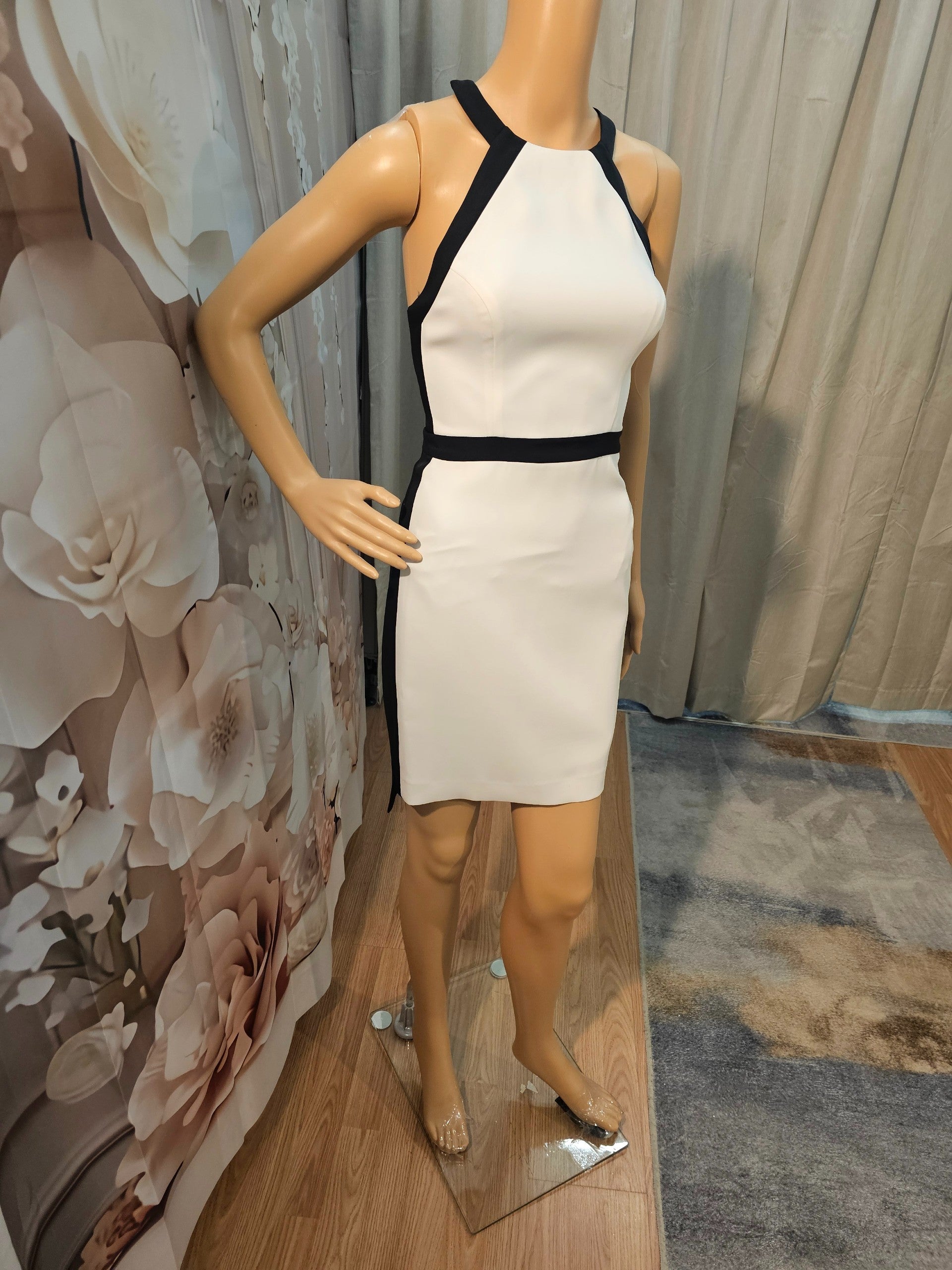 summer dress sheer Infftru Mesh Off-Shoulder Midi | Elegant Dress Perry Ellis Men's Slim collections_Classics sheer mini dress includes Color:Off-Shoulder Fit & Flare Dress Azure Sky